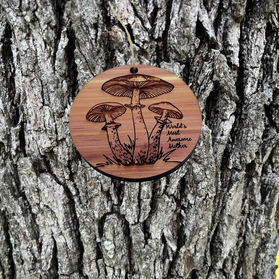 Toadstool - Cedar Ornament Toadstool - Cedar Ornament