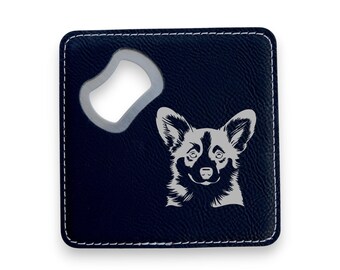 Lot 4 Sous-verres En Feutre Fait Main - Chiens Corgi, Scottie, Dalmatien