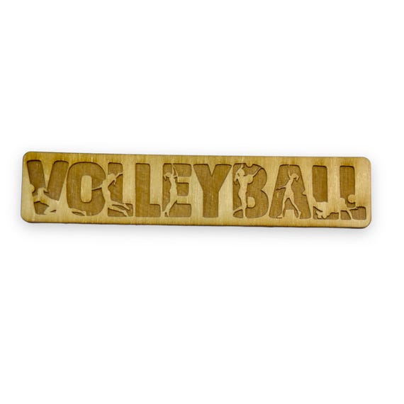 Bookmark - Volleyball - Birch wood Bookmark - Volleyball - Birch wood