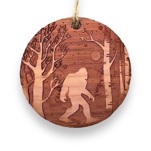 Ornament - Carny Power - Raw Wood Maple Ornament - Carny Power - Raw Wood Maple