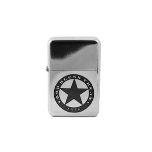 Lighter - God Bless Texas High Polish Chrome Lighter - God Bless Texas High Polish Chrome
