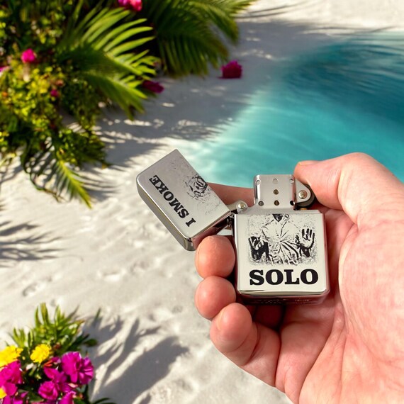 Lighter - I Smoke Solo - High Polish Chrome Lighter - I Smoke Solo - High Polish Chrome
