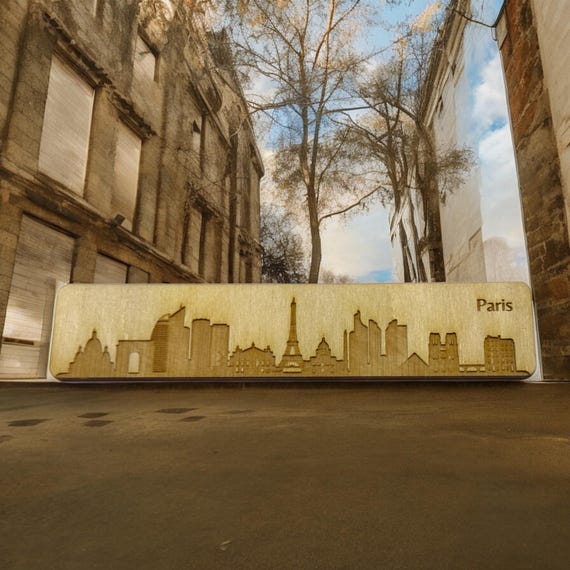 Bookmark - Paris Skyline - Birch wood Bookmark - Paris Skyline - Birch wood