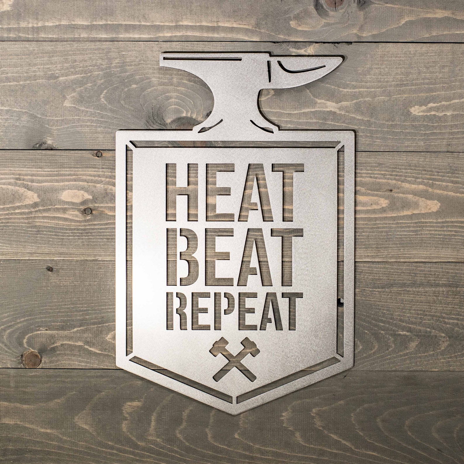 Heat Beat Repeat Metal Sign 18x12in Etsy