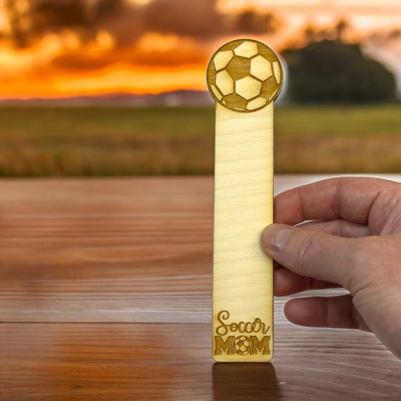 Bookmark - Soccer Mom - Birch wood Bookmark - Soccer Mom - Birch wood