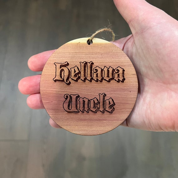 Hellava Friend - Cedar Ornament Hellava Friend - Cedar Ornament