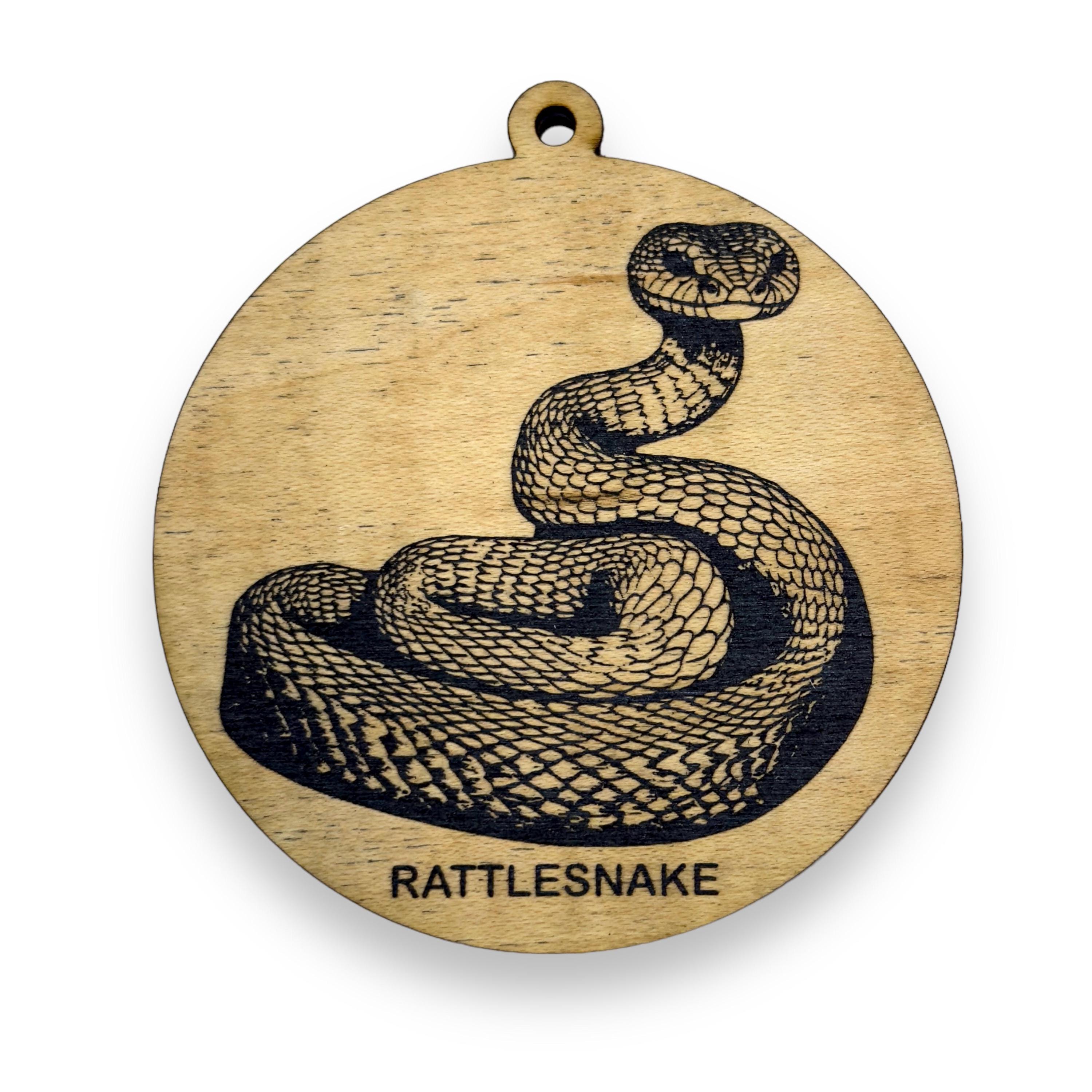 Ornament - Black - Rattlesnake - Serpentes Ornament - Black - Rattlesnake - Serpentes