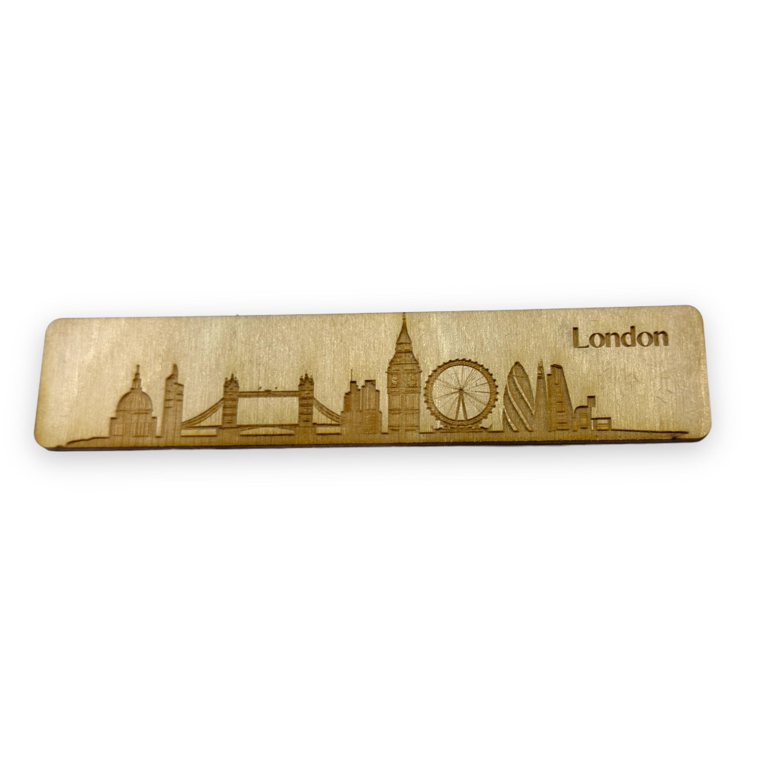 Bookmark - London Skyline - Birch wood Bookmark - London Skyline - Birch wood