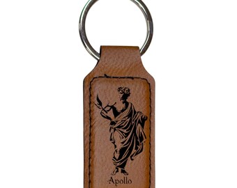 Keychain - Rectangle - Apollo - Leather