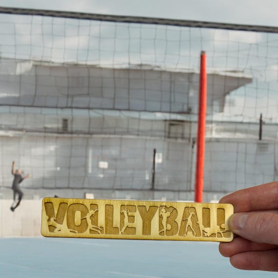 Bookmark - Volleyball - Birch wood Bookmark - Volleyball - Birch wood