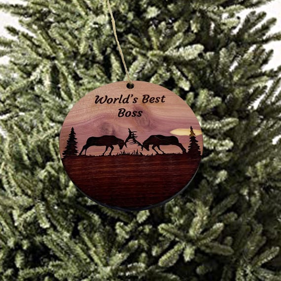 Best Boss Ever Celtic Tree of Life - Cedar Ornament Best Boss Ever Celtic Tree of Life - Cedar Ornament