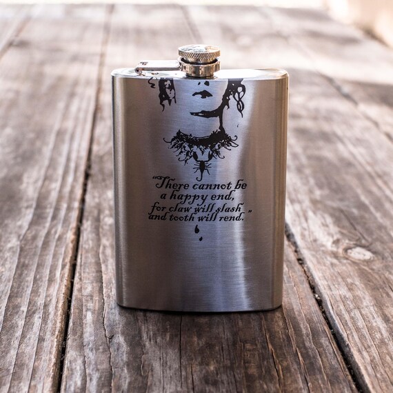 8oz There Cannot Be a Happy End Stainless Steel Flask 8oz There Cannot Be a Happy End Stainless Steel Flask