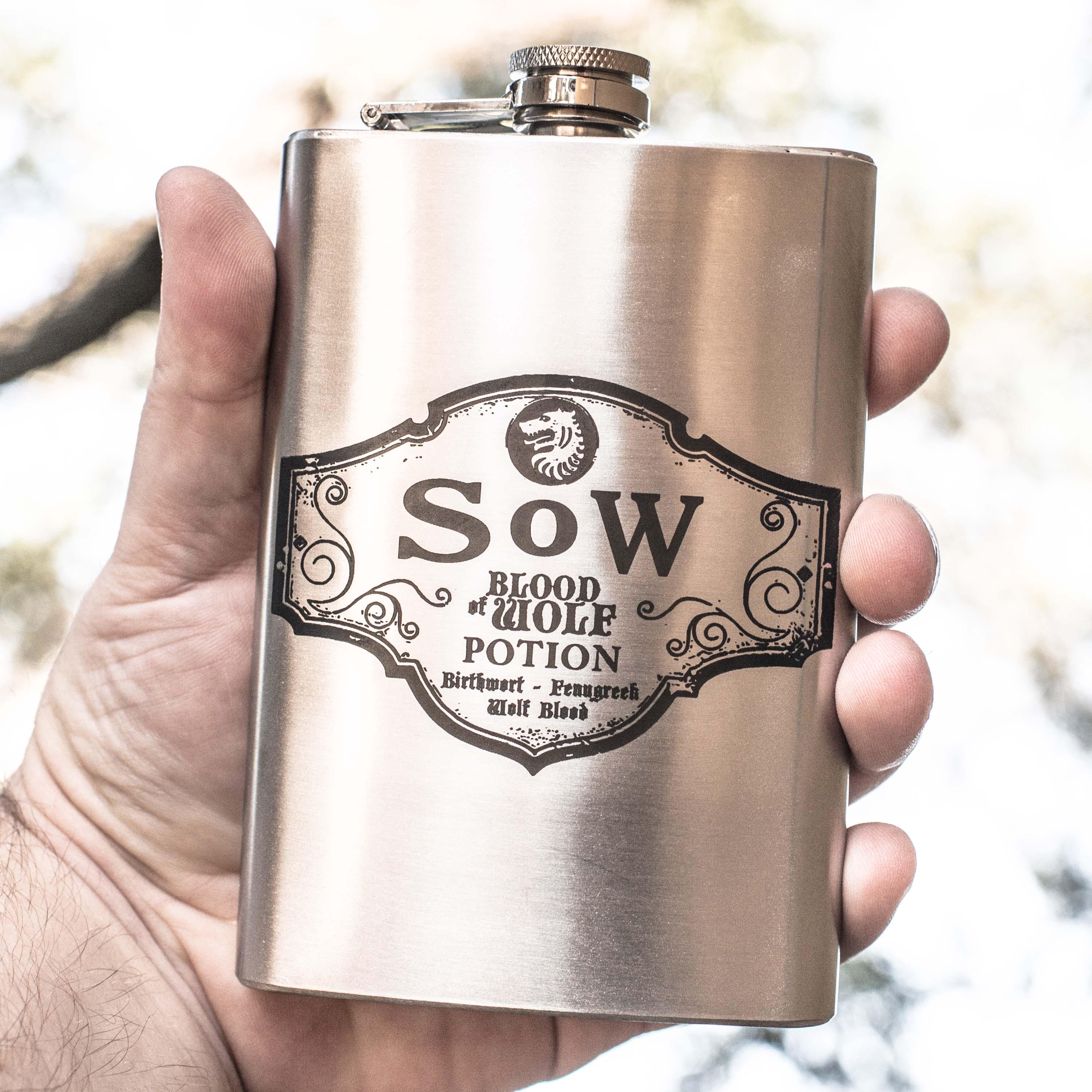 8oz SoW Potion Stainless Steel Flask 8oz SoW Potion Stainless Steel Flask