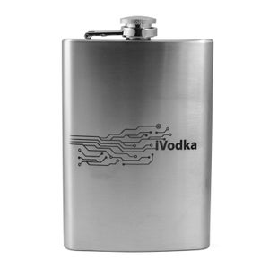 8oz iVodka Stainless Steel Flask
