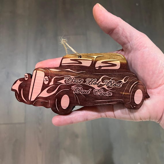 34 Coupe - Cedar Ornament 34 Coupe - Cedar Ornament