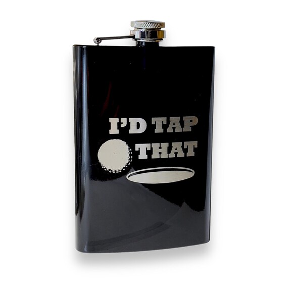 8oz BLACK I'd Tap That Golf Flask 8oz BLACK I'd Tap That Golf Flask