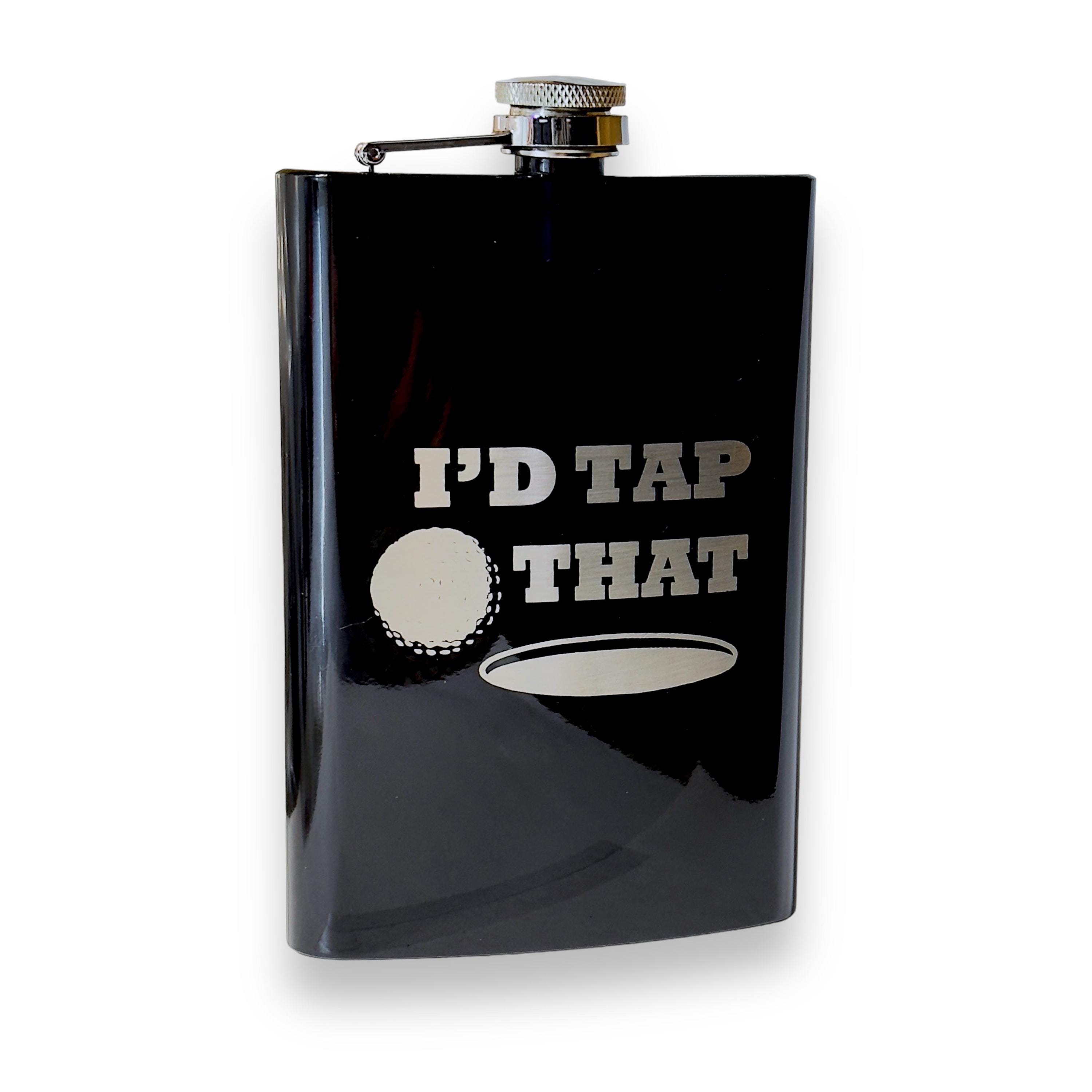 8oz BLACK I'd Tap That Golf Flask 8oz BLACK I'd Tap That Golf Flask