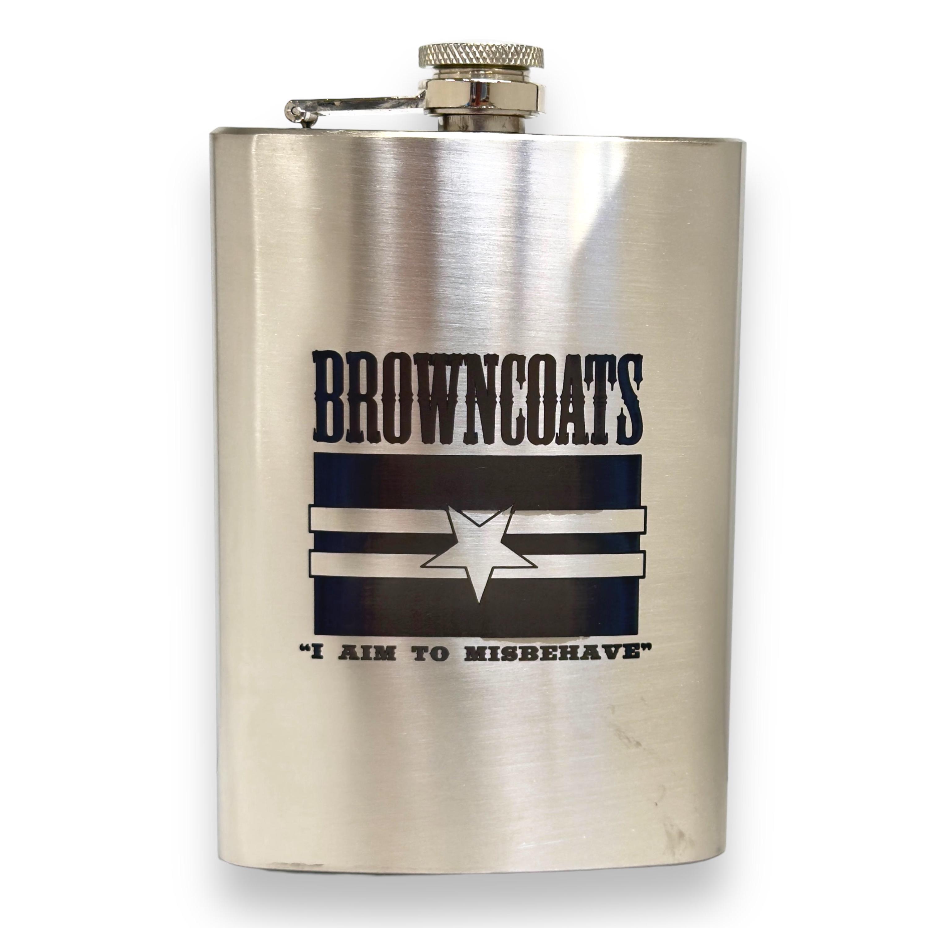 8oz Browncoats Stainless Steel Flask 8oz Browncoats Stainless Steel Flask