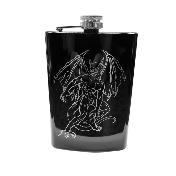 8oz Celtic Owl BLACK Flask 8oz Celtic Owl BLACK Flask