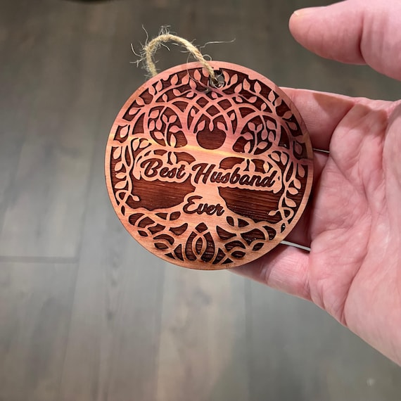 Best Husband Ever Celtic Tree of Life - Cedar Ornament Best Husband Ever Celtic Tree of Life - Cedar Ornament