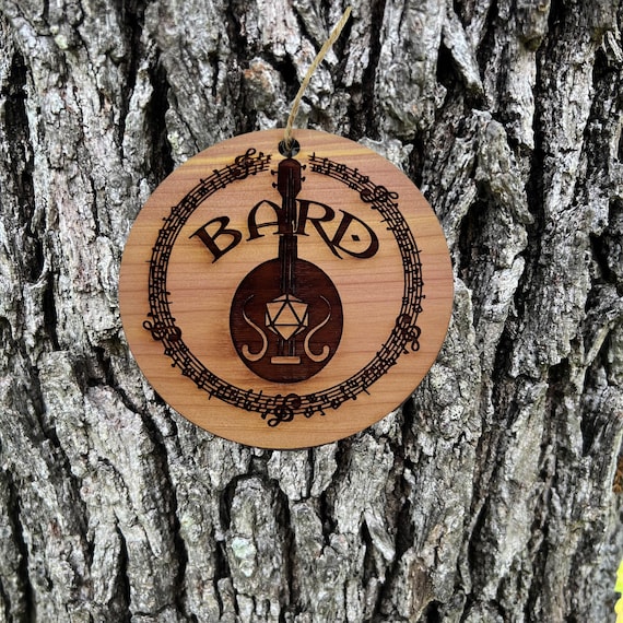 Bard - Cedar Ornament Bard - Cedar Ornament