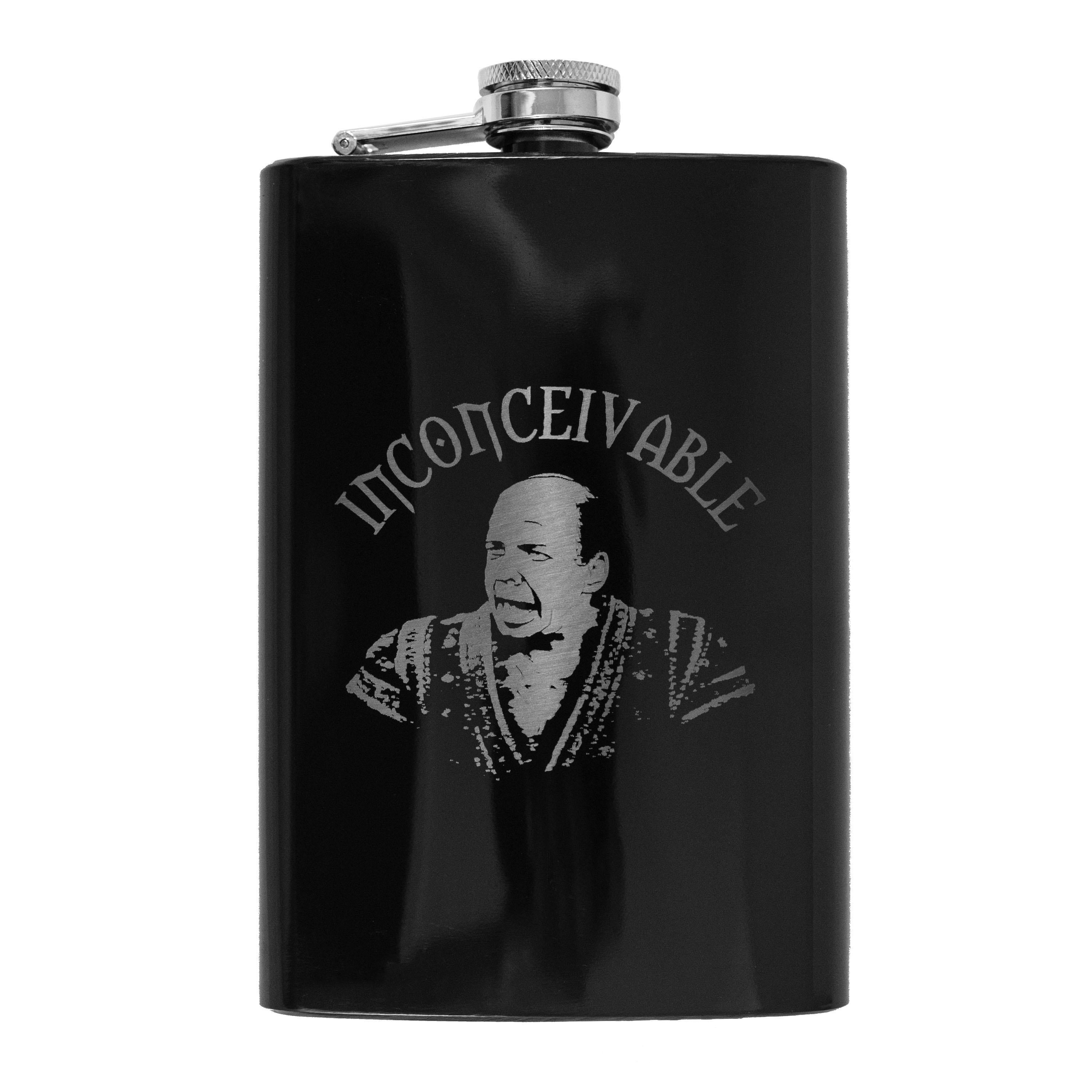 8oz BLACK Inconceivable Flask 8oz BLACK Inconceivable Flask