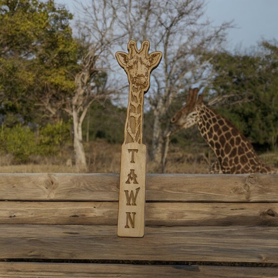 Bookmark - PERSONALIZED - Giraffe Bookmark - PERSONALIZED - Giraffe