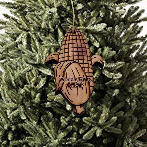 Corn on the cob - Cedar Ornament Corn on the cob - Cedar Ornament