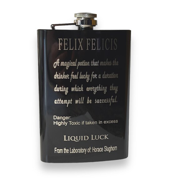 8oz BLACK Felix Felicis black flask 8oz BLACK Felix Felicis black flask