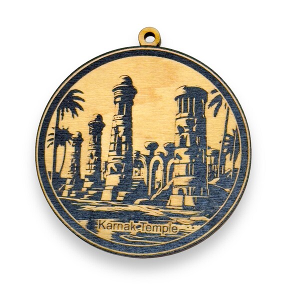 Ornament - Black - Karnak Temple Ornament - Black - Karnak Temple