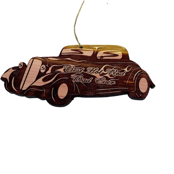 34 Coupe - Cedar Ornament 34 Coupe - Cedar Ornament