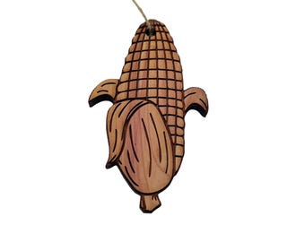 Mazorca de maíz - Adorno de cedro