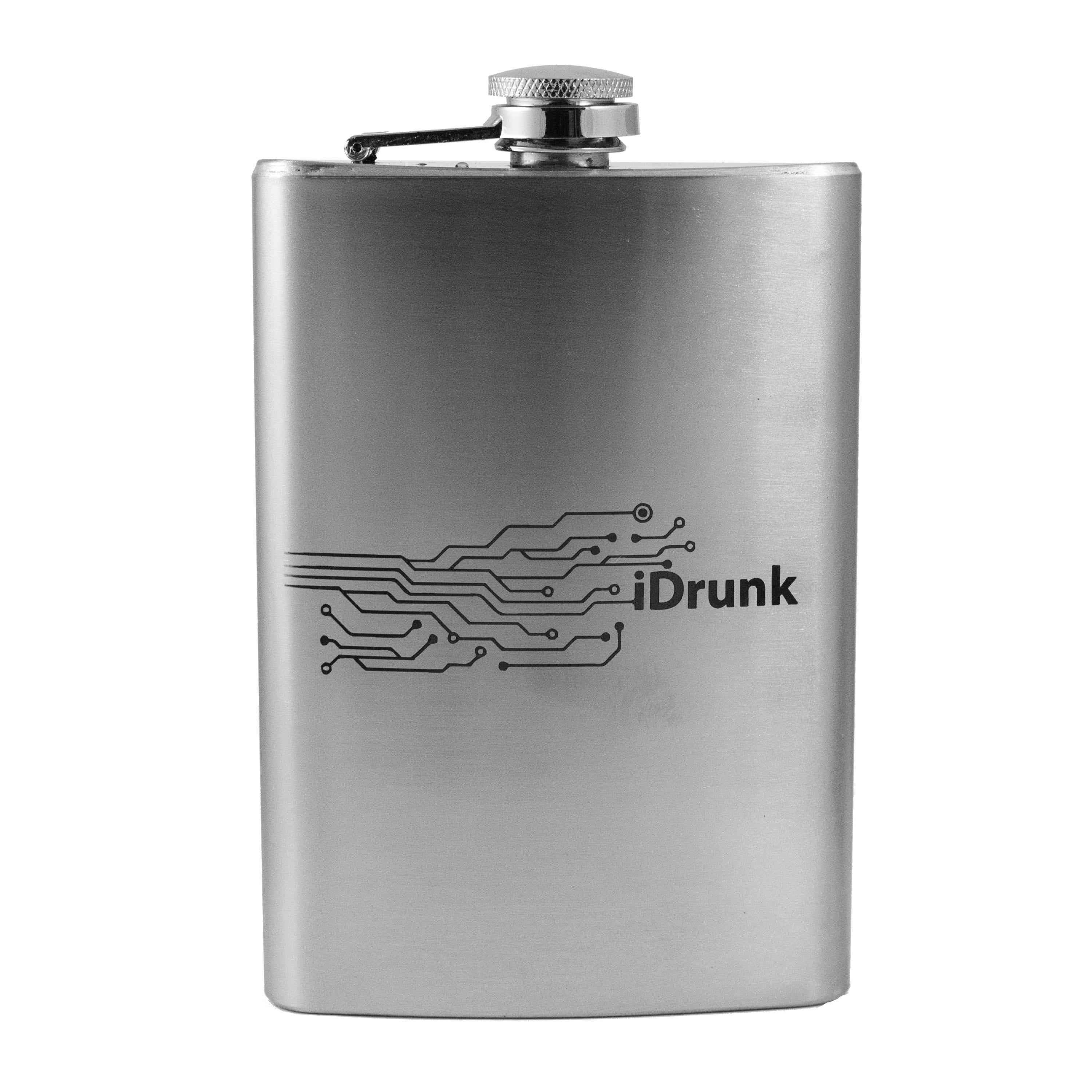 8oz iDrunk Stainless Steel Flask 8oz iDrunk Stainless Steel Flask