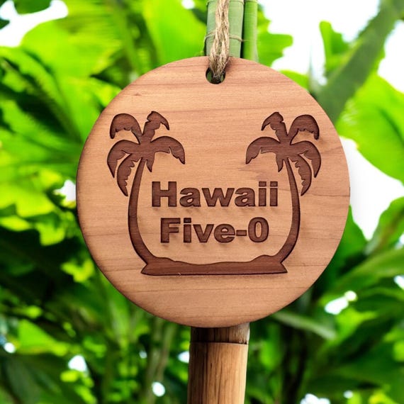 Hawaii Five-0 - Cedar Ornament Hawaii Five-0 - Cedar Ornament