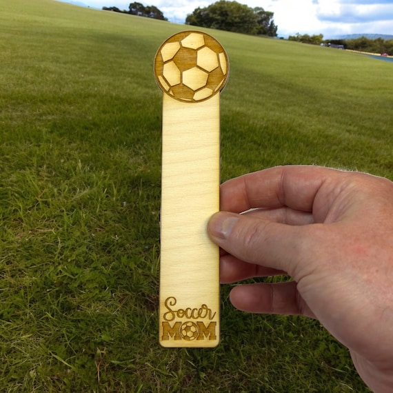 Bookmark - Soccer Mom - Birch wood Bookmark - Soccer Mom - Birch wood