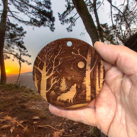 Horse Jumper - Raw Cedar Ornament 3x3in Horse Jumper - Raw Cedar Ornament 3x3in