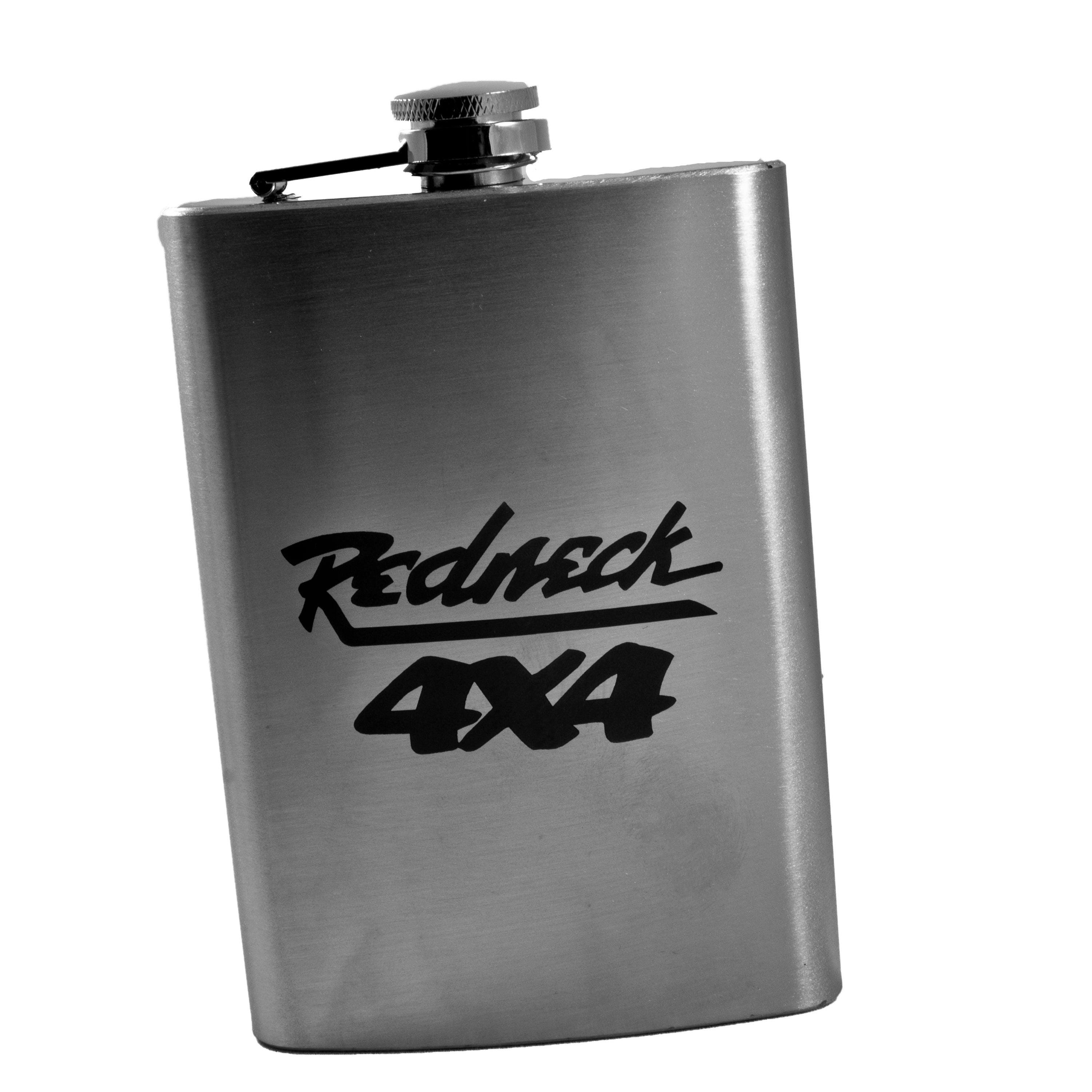 8oz Redneck 4x4 Stainless Steel Flask 8oz Redneck 4x4 Stainless Steel Flask