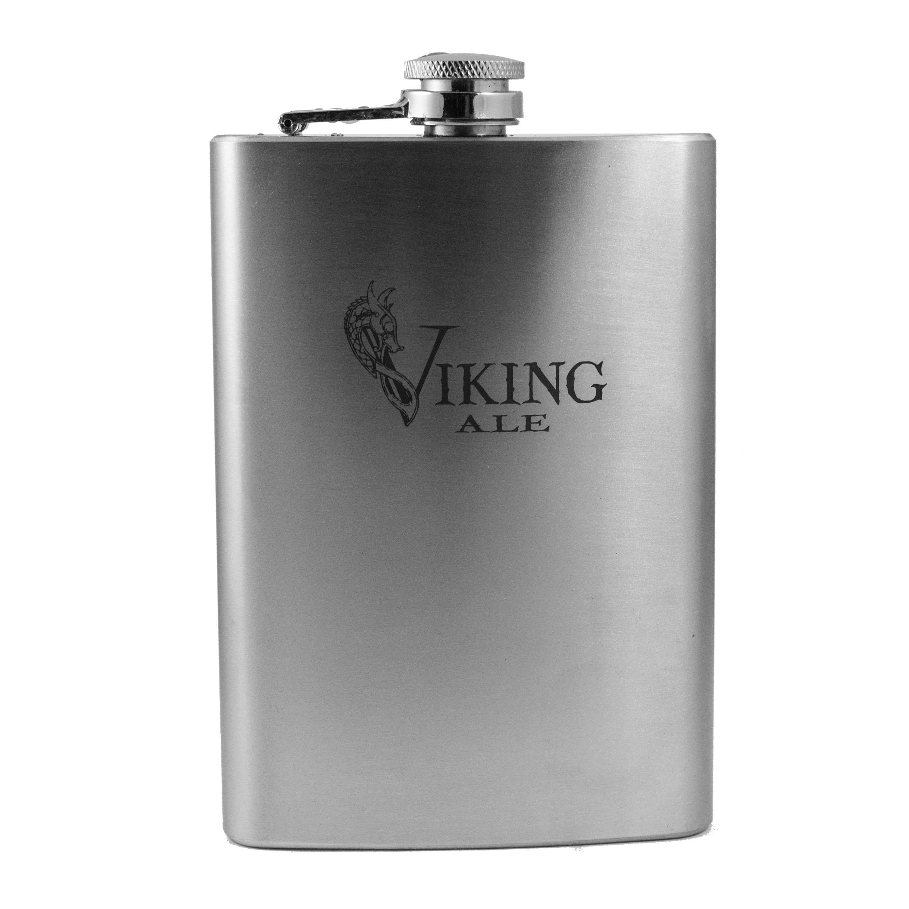8oz Viking Ale Stainless Steel Flask 8oz Viking Ale Stainless Steel Flask