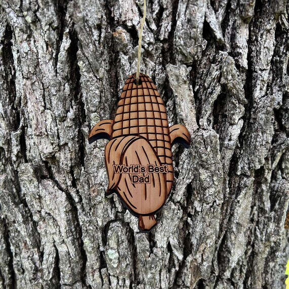 Corn on the cob - Cedar Ornament Corn on the cob - Cedar Ornament