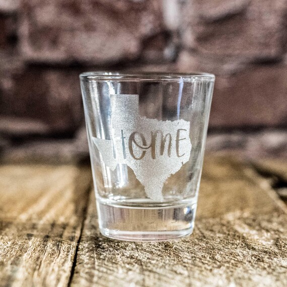 2oz State Home - Texas Shot glass 2oz State Home - Texas Shot glass