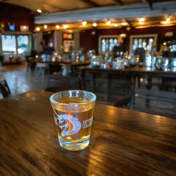 2oz Because Unicorns Shot glass 2oz Because Unicorns Shot glass