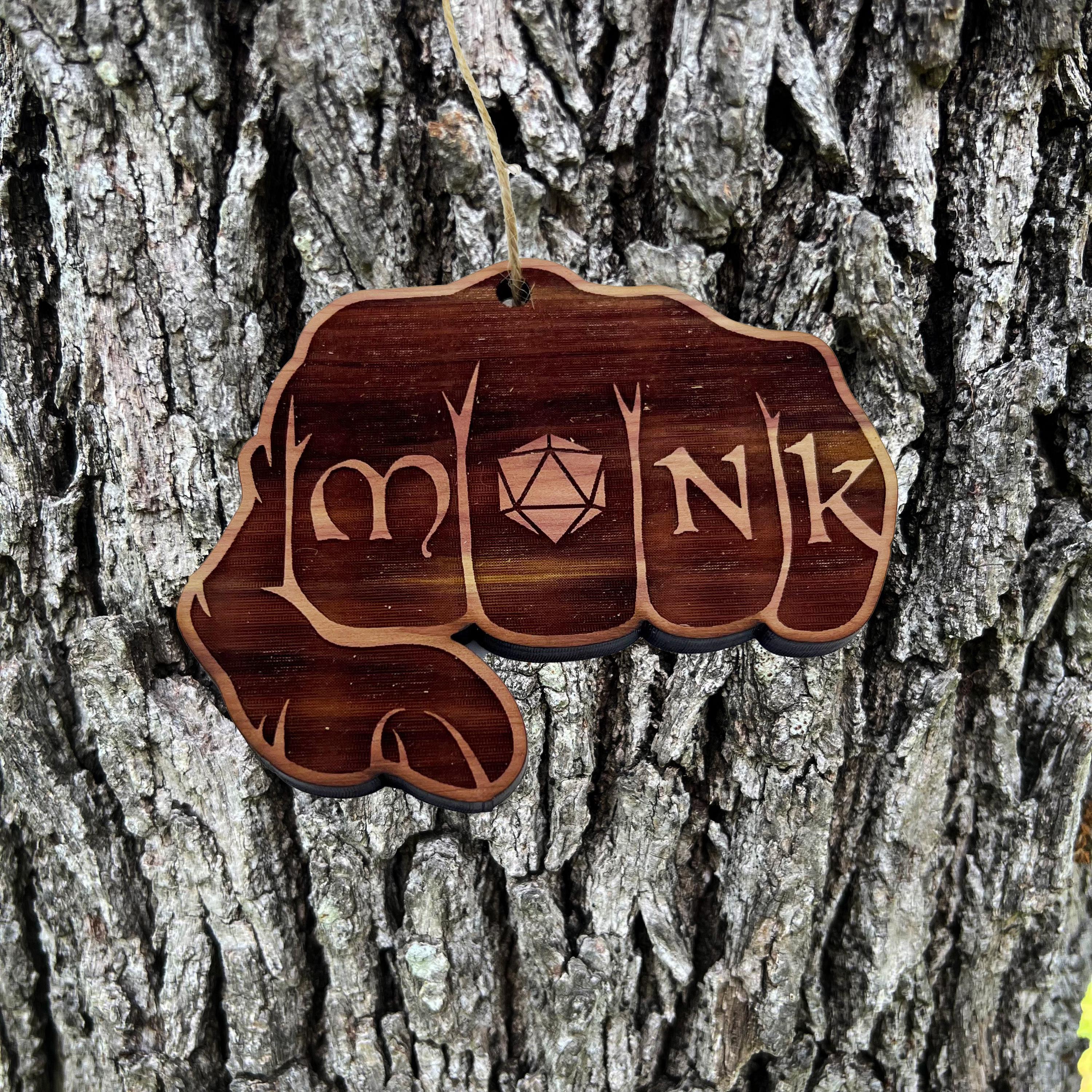 Monk Fist - Cedar Ornament Monk Fist - Cedar Ornament