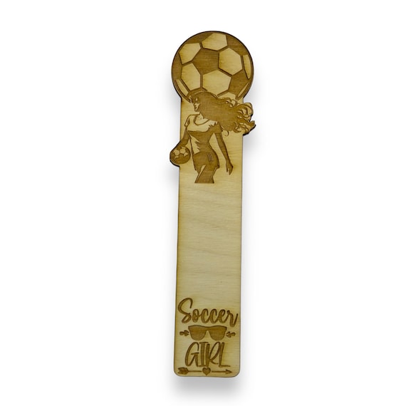 Bookmark - Soccer Life - Birch wood Bookmark - Soccer Life - Birch wood