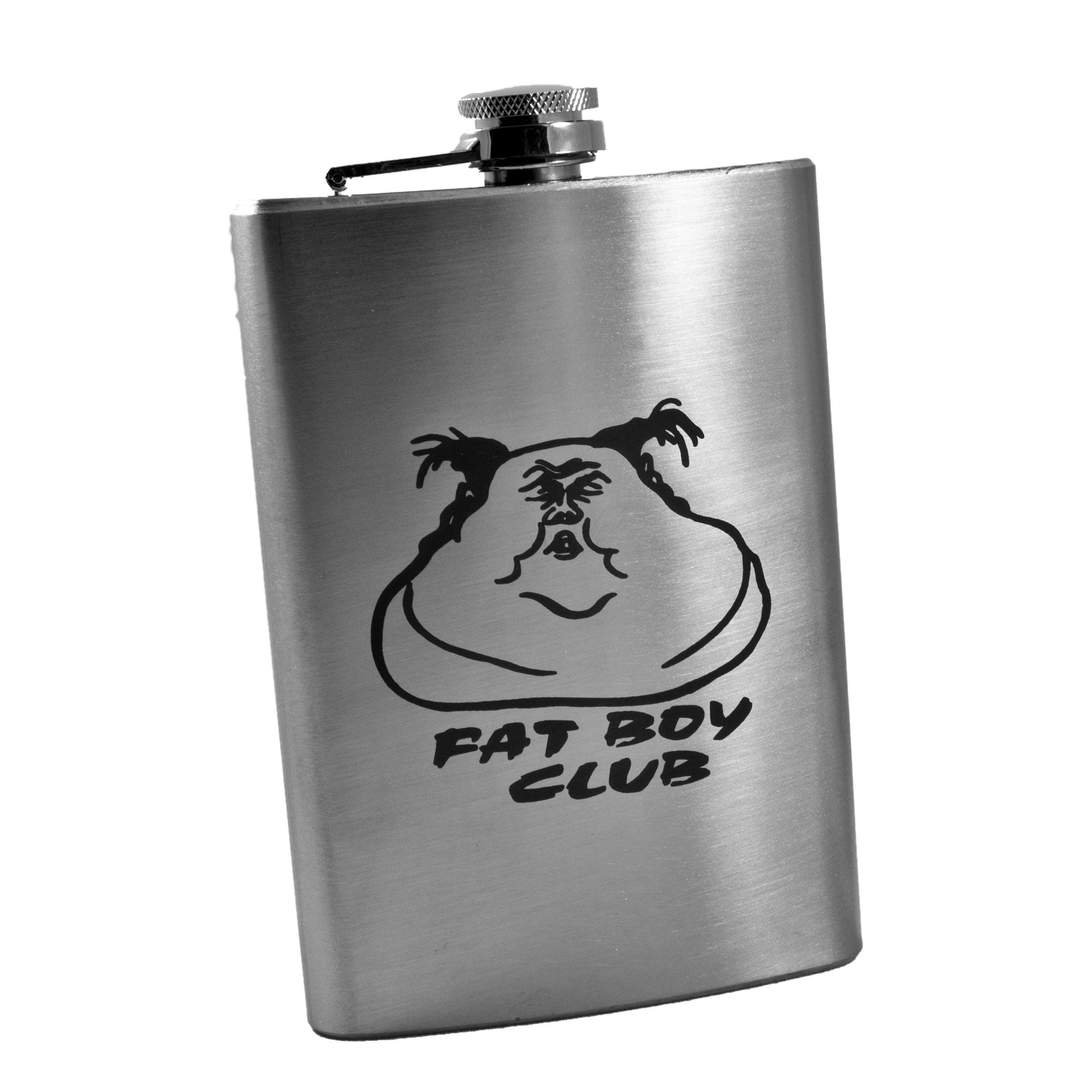 8oz Fat Boy Club Stainless Steel Flask 8oz Fat Boy Club Stainless Steel Flask