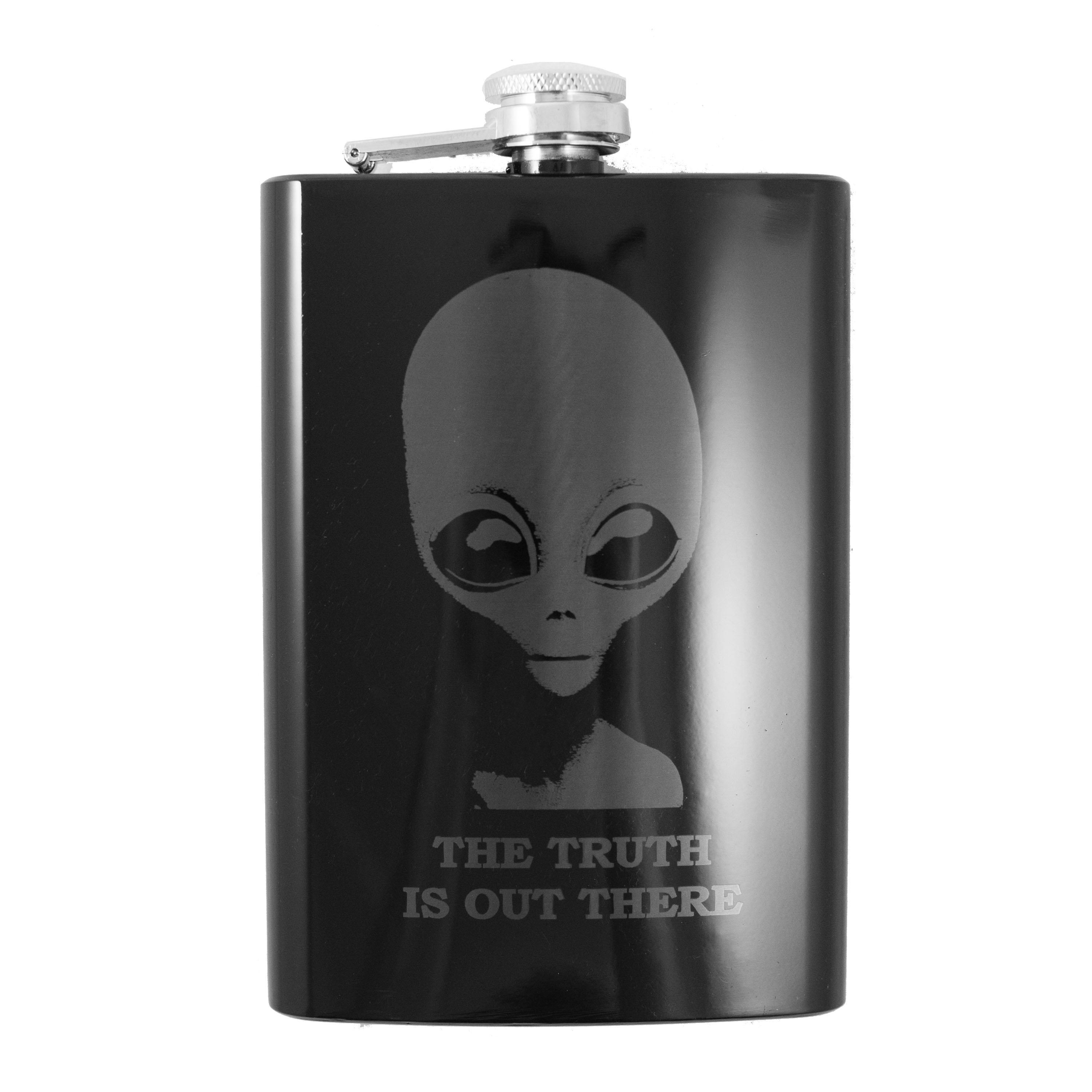 8oz The Truth is Out There Stainless Steel Flask 8oz The Truth is Out There Stainless Steel Flask
