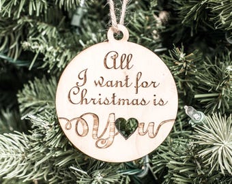 Ornament - RN - Raw Wood 3x3in Ornament - RN - Raw Wood 3x3in