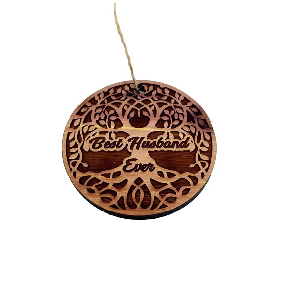 Best Dad Ever Celtic Tree of Life - Cedar Ornament Best Dad Ever Celtic Tree of Life - Cedar Ornament