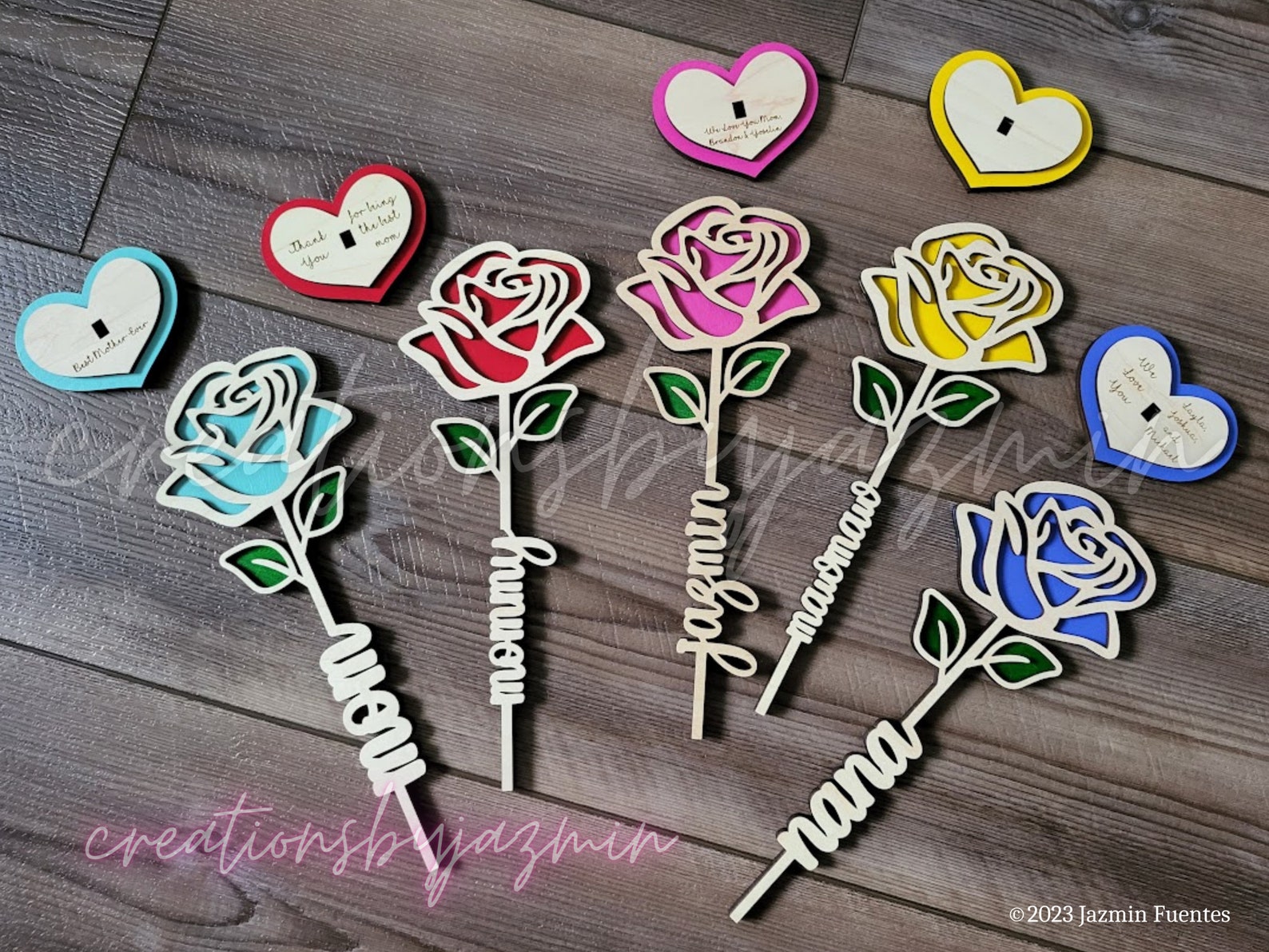 Mother's Day Rose Flower Gift for Mom Personalized Rose Etsy