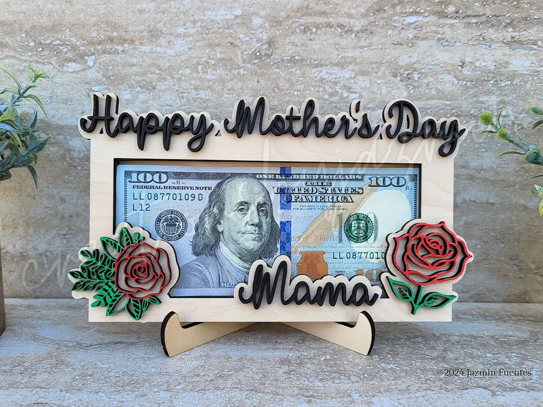 Mother's Day Money Gift, Mom Money Cash Holder, Money Holder Gift for