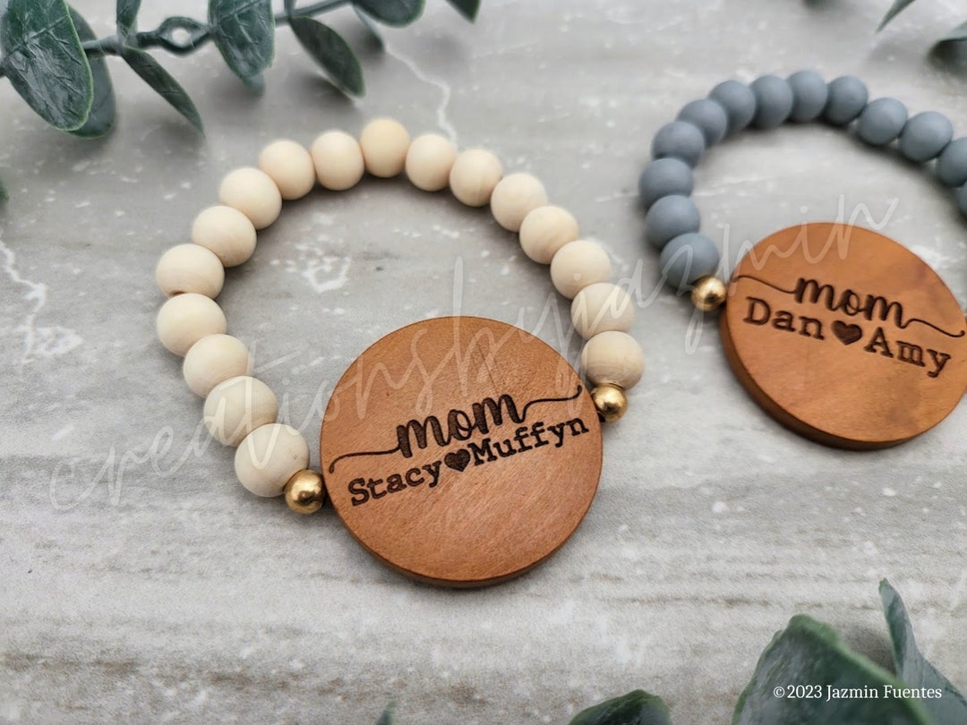 Mother's Day Gift, Personalized Bracelet for Mom - Etsy